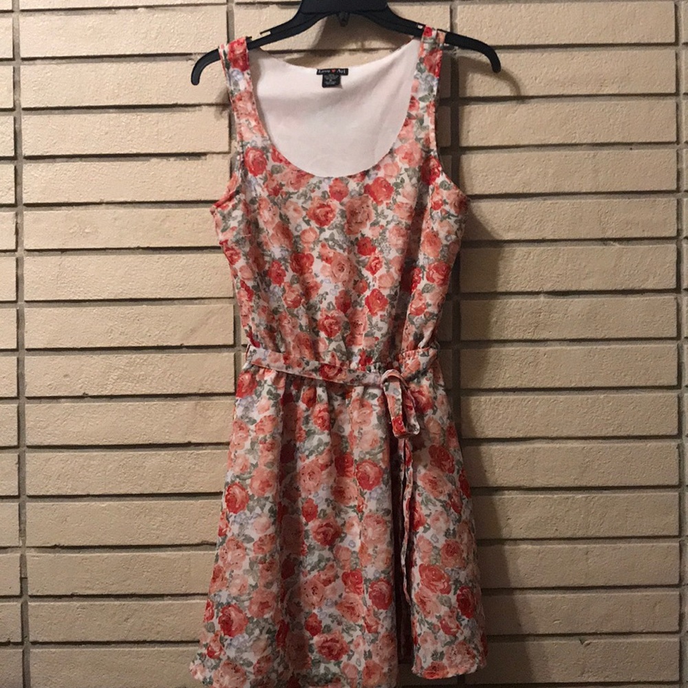 Floral Chiffon Mini-dress